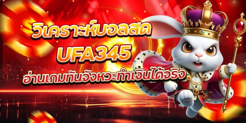 วิเคราะห์บอลสด UFA345 อ่านเกมทันจังหวะทำเงินได้จริง