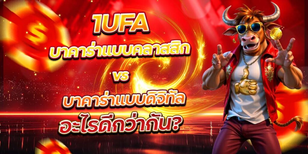 1UFA บาคาร่าแบบคลาสสิก vs บาคาร่าแบบดิจิทัล อะไรดีกว่ากัน